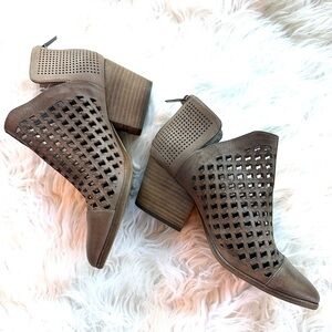 Vince Camuto Women's Leather Cutout Booties - Neeja Leather Size 8.5